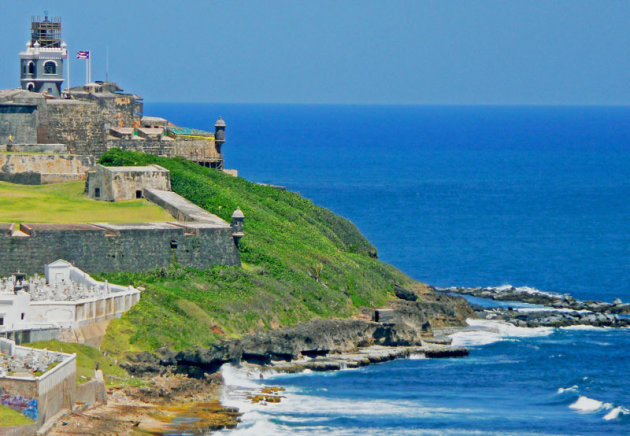 De kust van Puerto Rico