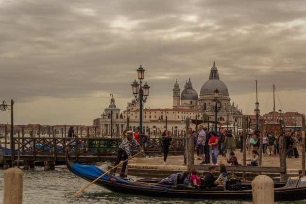 Venetië onder een dik wolkendek