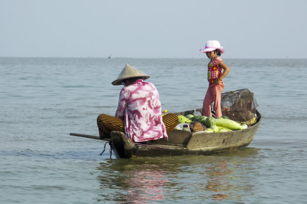 Fruitverkoop op Tonle sap