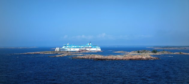 Veerboot naar de Alandsarchipel