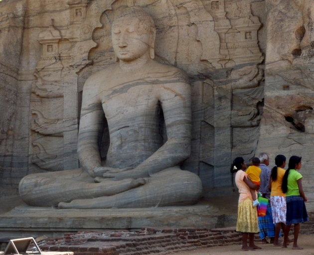 De boeddha van Gal Vihara