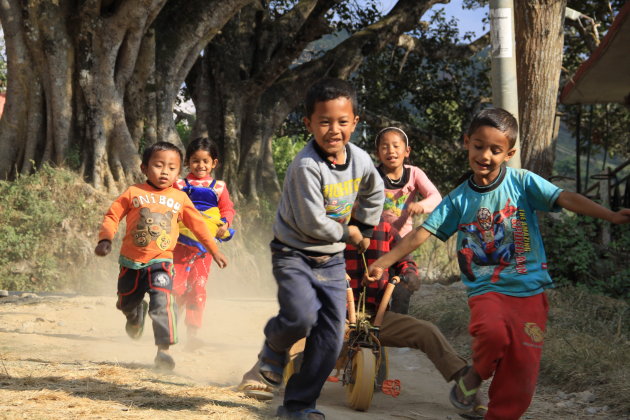 Kinderen in Bandipur