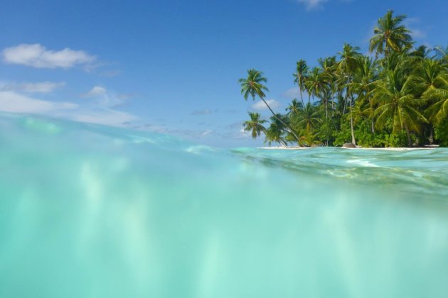 Filitheyo Island vanuit het water