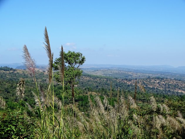 120 km lange Berg rug