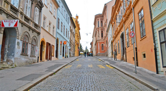 Het oude centrum van Zagreb