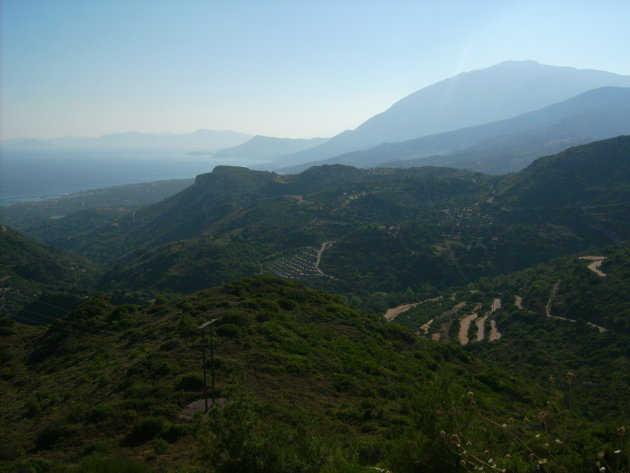 De groene tint van Samos