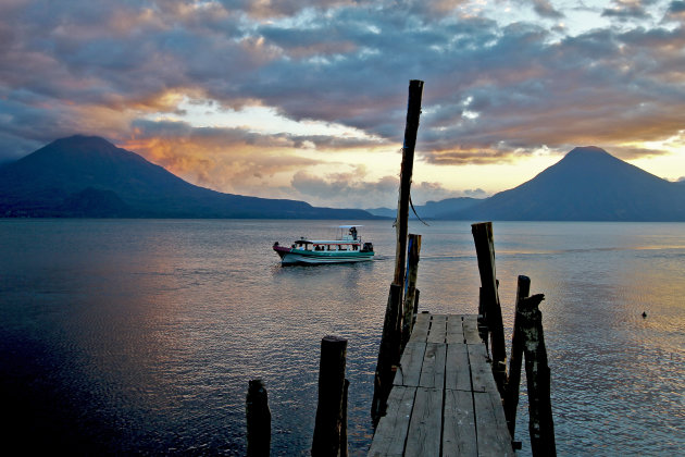 SITTING ON THE DOCK ...