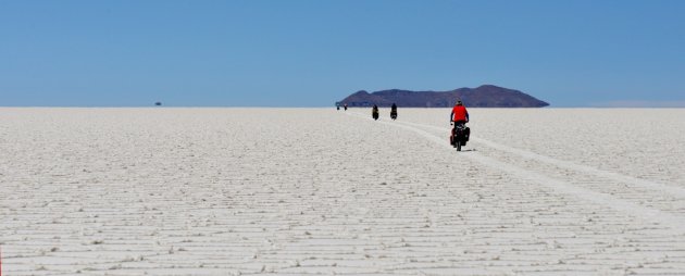 Op de weg naar de verte