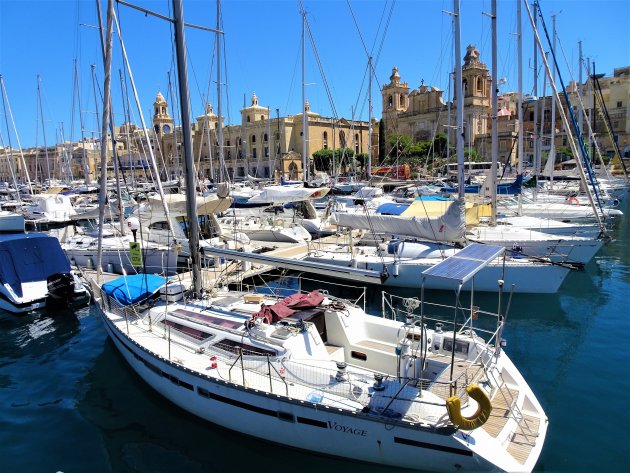 Maritiem Museum in de haven van Vittoriosa