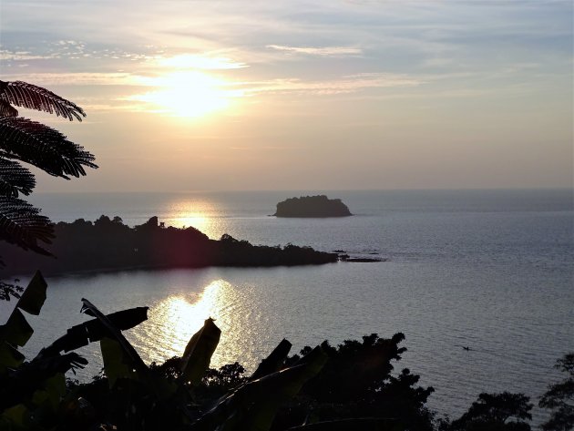 Zonsondergang op Koh Chang.