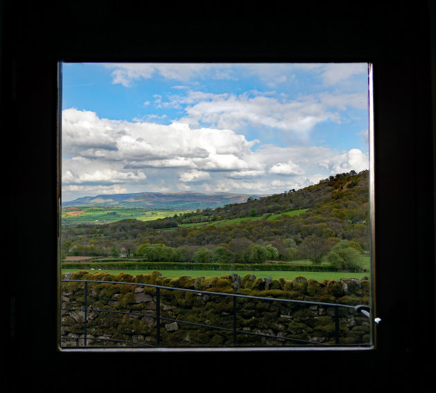 Uitzicht bij de boer in de Brecon Beacons