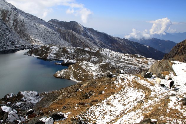 Rust bij Bhairav lake