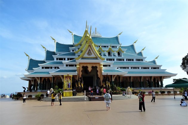 Tempel op bergtop.