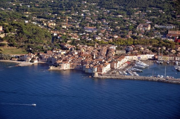 Saint-Tropez vu du ciel