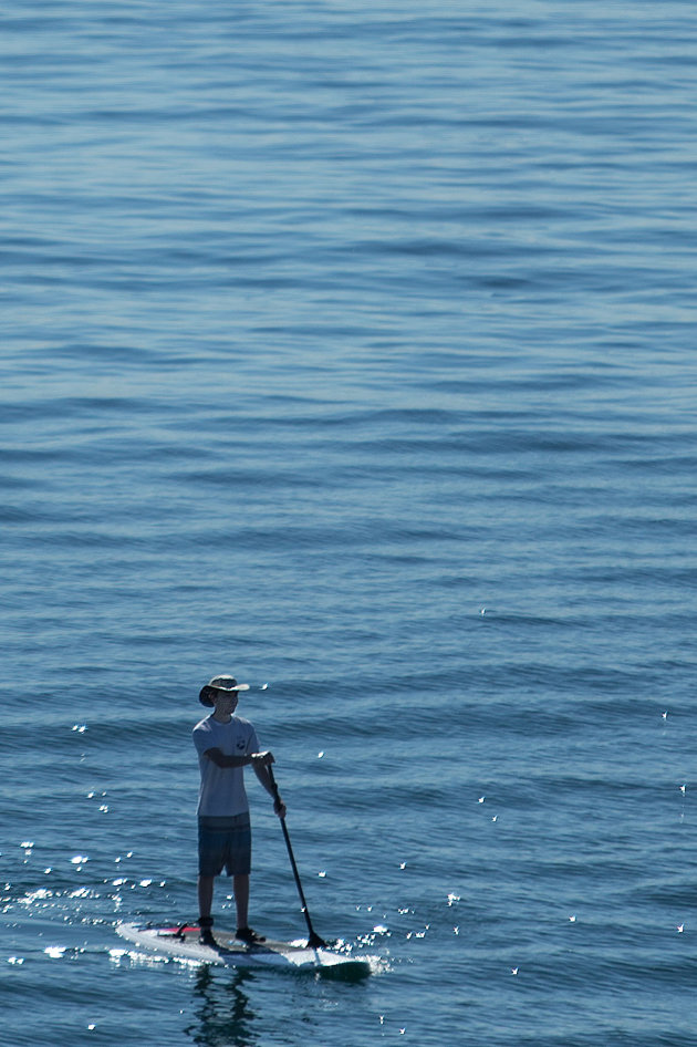 Relaxed suppen in Malibu Lagoon