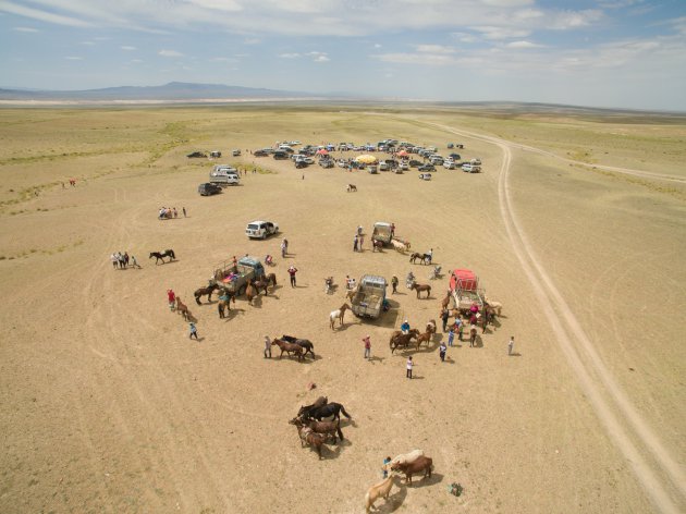 Mini nadaam in Gobi