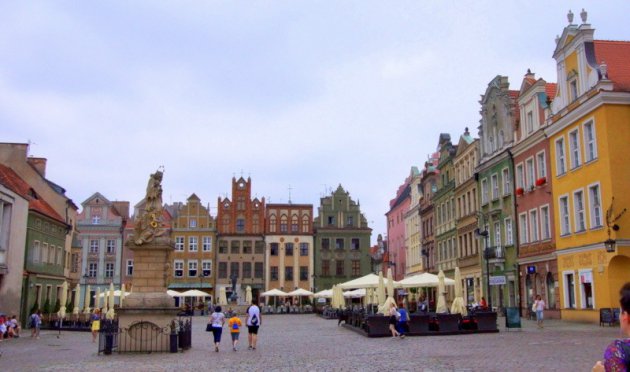  het prachtige plein van Poznan