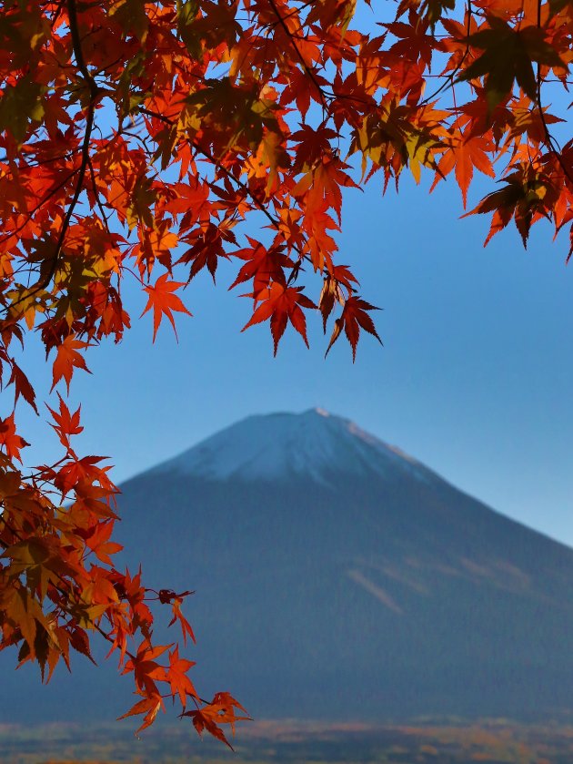 Geen vuiltje aan de lucht Fuji-san 