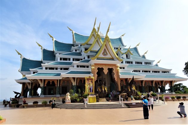 Tempel op bergtop