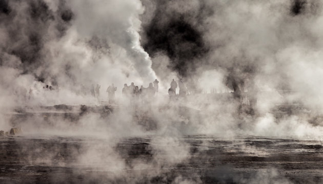 Blauwbekken bij El Tatio 