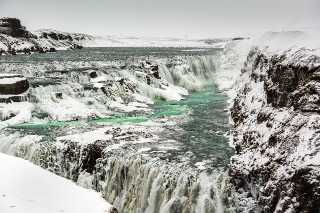 Gullfoss in de winter