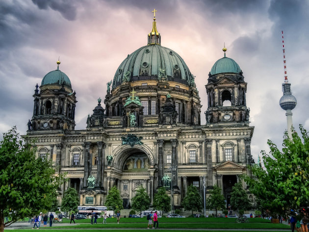 Alexanderplatz en Berliner Dom.