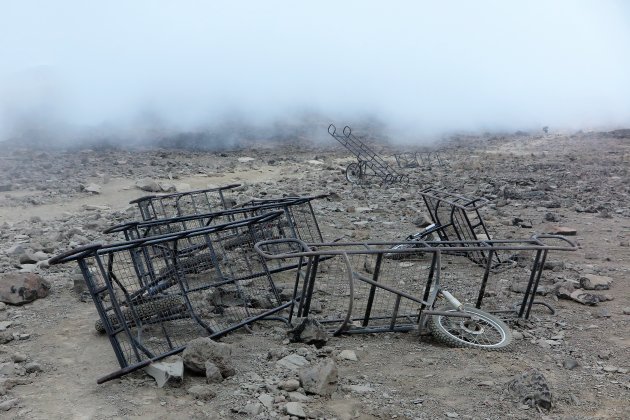 Coming down the mountain safely (Mount Kilimanjaro)