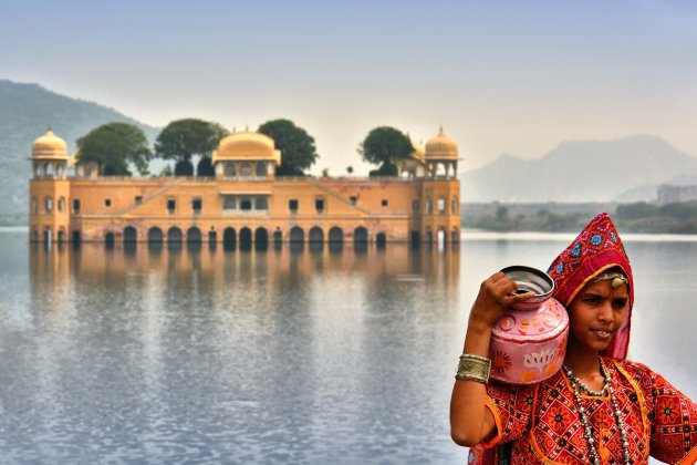 Fotosessie bij de Jal Mahal