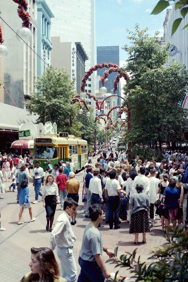 Kerst in Bourke Street