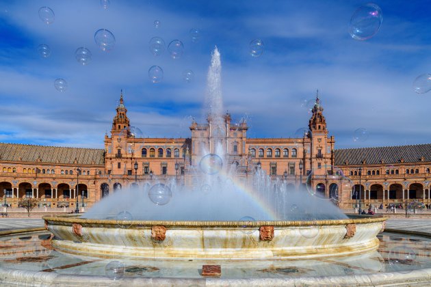 Bellen blazen op Plaza de España