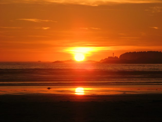 Zonsondergang, Tofino