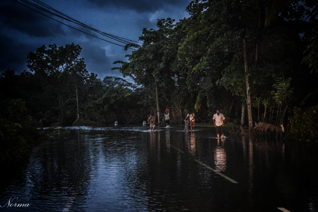 Overstromingen in Sri Lanka