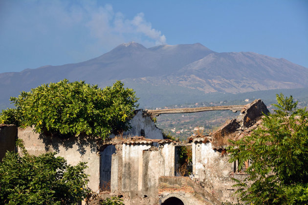 Zicht op de Etna