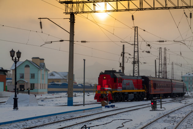 Tussenstop in Krasnojarsk