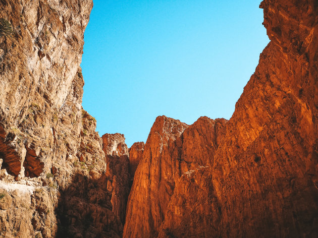 Wandeling in het Todra Gorge..