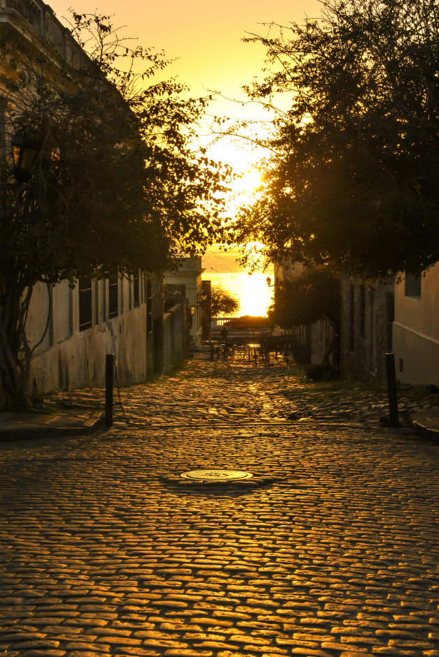 Avondzon in Colonia del Sacramento