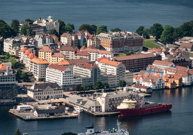 Bergen van boven