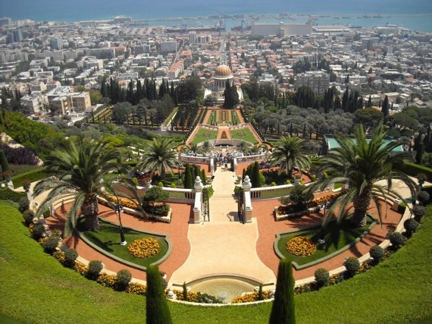 Bahai-tuinen op berg Carmel