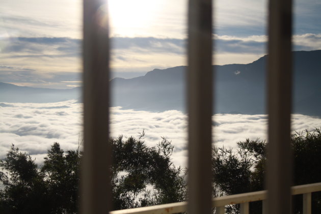 Ontwaken met je hoofd in de de wolken van Kenscoff, Haiti